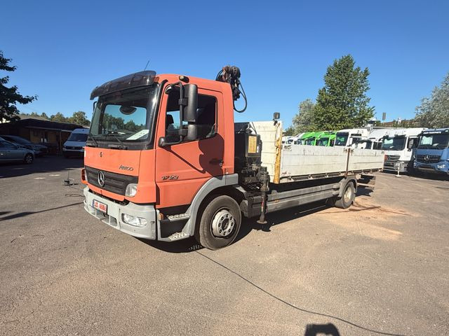 Mercedes-Benz Atego 1223 mit Kran MKG HLK 76 - Φορτηγό με ανοιχτή καρότσα, Φορτηγό με γερανό: φωτογραφία 3 Mercedes-Benz Atego 1223 mit Kran MKG HLK 76 - Φορτηγό με ανοιχτή καρότσα, Φορτηγό με γερανό: φωτογραφία 3