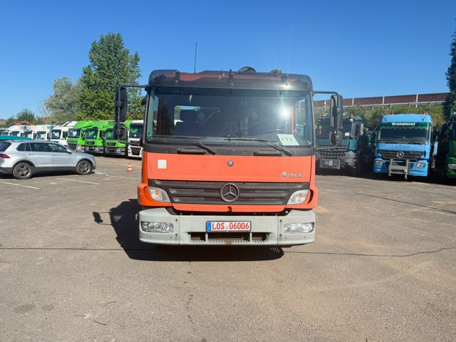 Mercedes-Benz Atego 1223 mit Kran MKG HLK 76 - Φορτηγό με ανοιχτή καρότσα, Φορτηγό με γερανό: φωτογραφία 1 Mercedes-Benz Atego 1223 mit Kran MKG HLK 76 - Φορτηγό με ανοιχτή καρότσα, Φορτηγό με γερανό: φωτογραφία 1