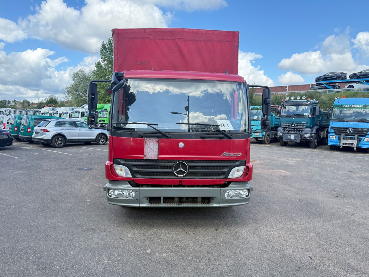 Mercedes-Benz Atego 816 L Lbw Tempomat - Φορτηγό μουσαμάς: φωτογραφία 1 Mercedes-Benz Atego 816 L Lbw Tempomat - Φορτηγό μουσαμάς: φωτογραφία 1