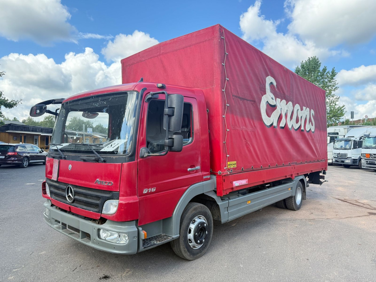 Mercedes-Benz Atego 816 L Lbw Tempomat - Φορτηγό μουσαμάς: φωτογραφία 3 Mercedes-Benz Atego 816 L Lbw Tempomat - Φορτηγό μουσαμάς: φωτογραφία 3