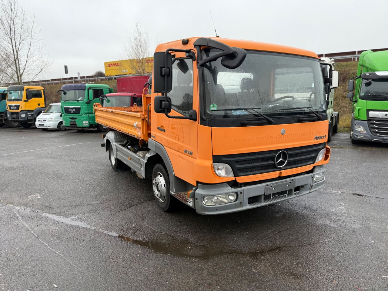 Mercedes-Benz Atego 818 4x2 OM 904 - Φορτηγό ανατρεπόμενο: φωτογραφία 1 Mercedes-Benz Atego 818 4x2 OM 904 - Φορτηγό ανατρεπόμενο: φωτογραφία 1