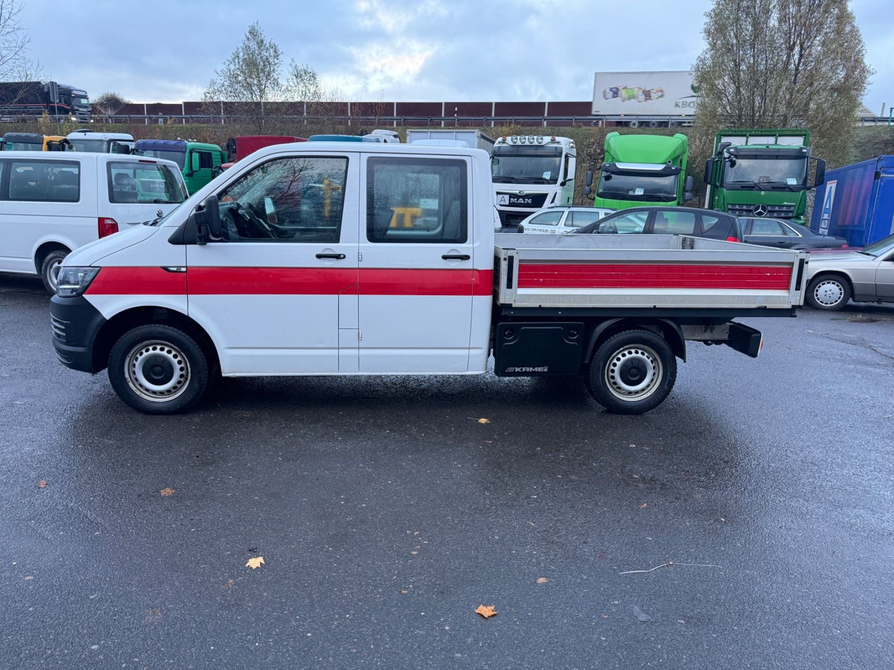 Volkswagen T6 Automatik Pritsche lang Doppelkabine - Μικρό φορτηγό με καρότσα: φωτογραφία 4 Volkswagen T6 Automatik Pritsche lang Doppelkabine - Μικρό φορτηγό με καρότσα: φωτογραφία 4