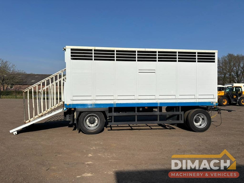 Ρυμούλκα για τρακτέρ LEVEQUES Veetransport aanhanger livestock trailer 1 laag!: φωτογραφία 18