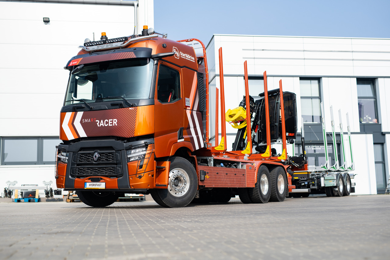 RENAULT TRUCKS C P6X4 Zabudowa do transportu drewna / Timber transport truck / Holztransportwagen/Camion de transport lemn - Φορτηγό ξυλείας, Ηλεκτρικό φορτηγό: φωτογραφία 4 RENAULT TRUCKS C P6X4 Zabudowa do transportu drewna / Timber transport truck / Holztransportwagen/Camion de transport lemn - Φορτηγό ξυλείας, Ηλεκτρικό φορτηγό: φωτογραφία 4