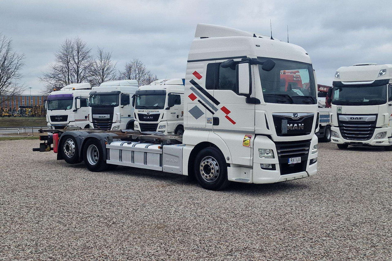 MAN TGX 26.420 - Φορτηγό μεταφοράς εμπορευματοκιβωτίων/ Κινητό αμάξωμα: φωτογραφία 1 MAN TGX 26.420 - Φορτηγό μεταφοράς εμπορευματοκιβωτίων/ Κινητό αμάξωμα: φωτογραφία 1
