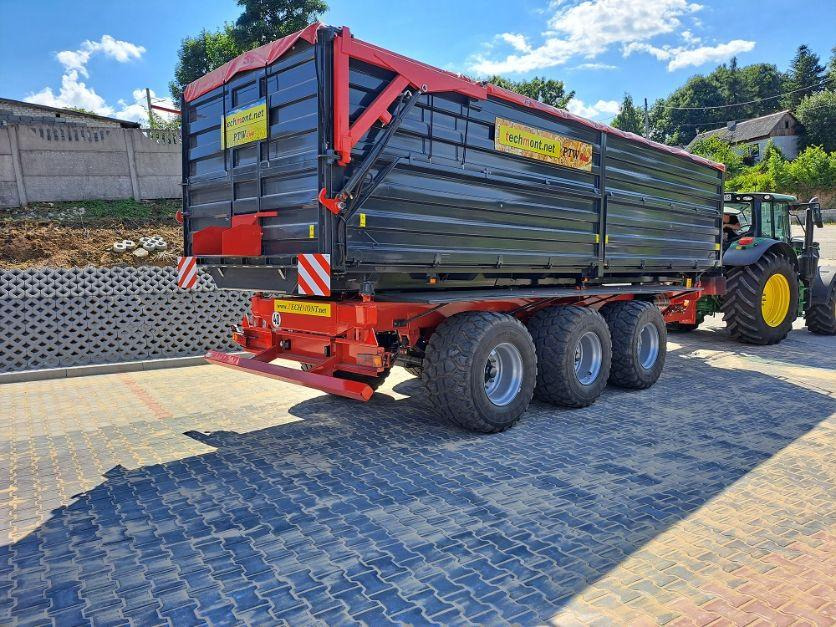 Techmont Anhänger / Trailer / Remorque / Rimorchio / Прицеп / Przyczepa tridem PTW 21 t - Ανατρεπόμενη ρυμούλκα για τρακτέρ: φωτογραφία 4 Techmont Anhänger / Trailer / Remorque / Rimorchio / Прицеп / Przyczepa tridem PTW 21 t - Ανατρεπόμενη ρυμούλκα για τρακτέρ: φωτογραφία 4