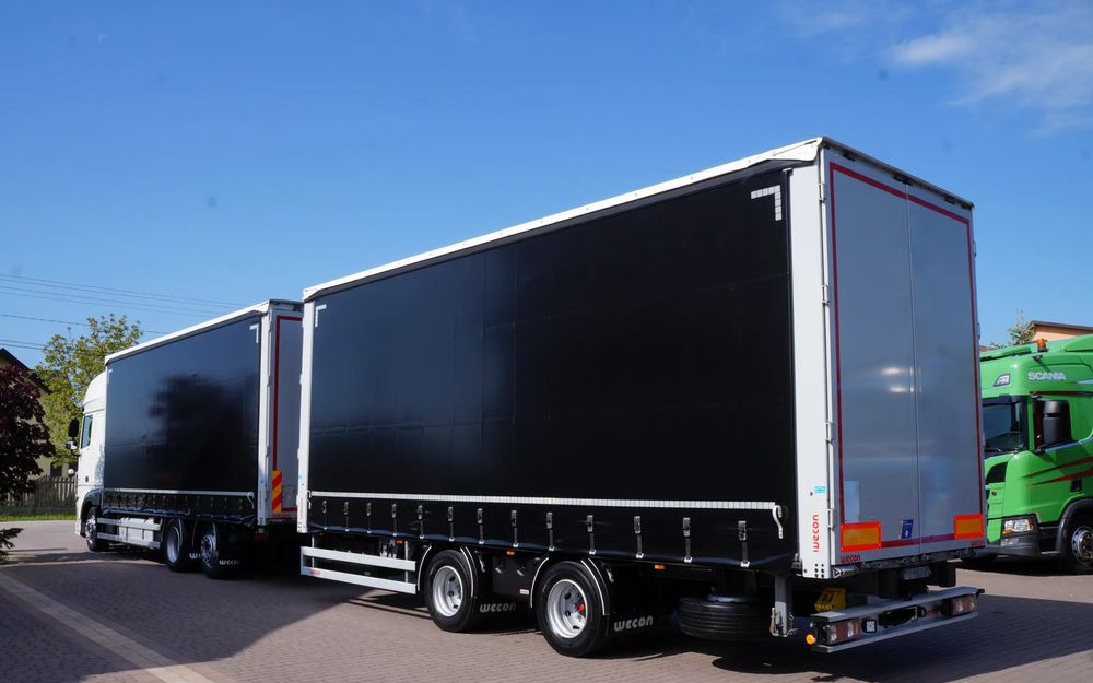 DAF XF 480 EURO 6 ZESTAW TANDEM PRZEJAZDOWY 120 M3 7,7 M + 7,7 M WECON - Φορτηγό μουσαμάς: φωτογραφία 4 DAF XF 480 EURO 6 ZESTAW TANDEM PRZEJAZDOWY 120 M3 7,7 M + 7,7 M WECON - Φορτηγό μουσαμάς: φωτογραφία 4