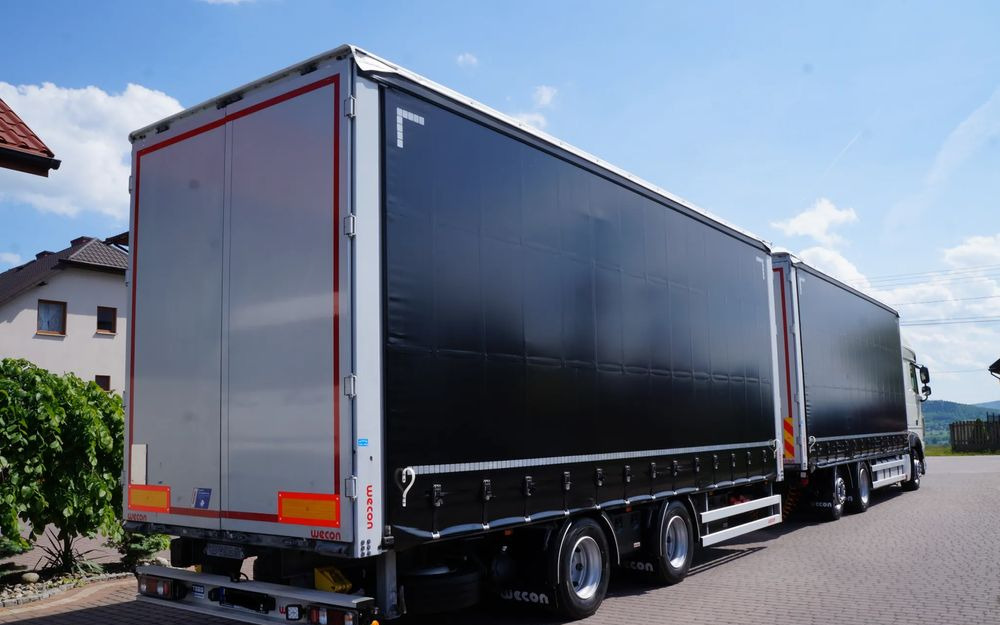 DAF XF 480 EURO 6 ZESTAW TANDEM PRZEJAZDOWY 120 M3 7,7 M + 7,7 M WECON - Φορτηγό μουσαμάς: φωτογραφία 5 DAF XF 480 EURO 6 ZESTAW TANDEM PRZEJAZDOWY 120 M3 7,7 M + 7,7 M WECON - Φορτηγό μουσαμάς: φωτογραφία 5