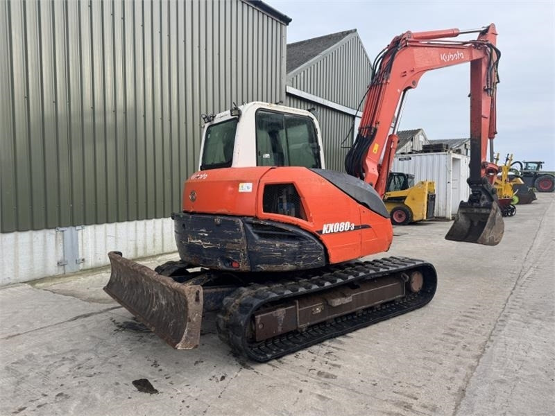 Kubota KX080-3 Digger - Ερπυστριοφόρος εκσκαφέας: φωτογραφία 4 Kubota KX080-3 Digger - Ερπυστριοφόρος εκσκαφέας: φωτογραφία 4
