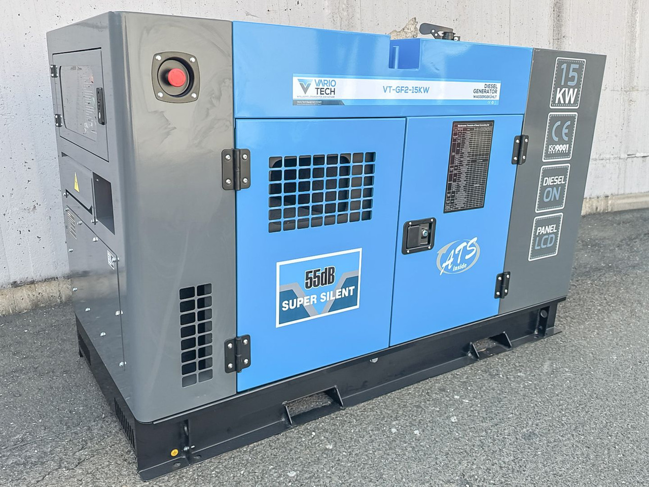 Vario Tech Dieselgenerator VT-GF2-15KW Super Silent + ATS - Βιομηχανική γεννήτρια: φωτογραφία 1 Vario Tech Dieselgenerator VT-GF2-15KW Super Silent + ATS - Βιομηχανική γεννήτρια: φωτογραφία 1