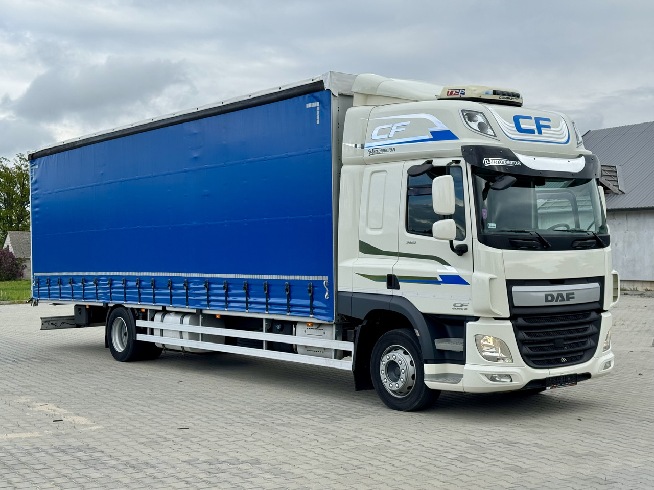 DAF CF 320 / FIRANKA / 24 EUROPALETY / SYPIALKA / AUTOMAT / KLIMA POSTOJOWA / 2017 ROK - Φορτηγό μουσαμάς: φωτογραφία 1 DAF CF 320 / FIRANKA / 24 EUROPALETY / SYPIALKA / AUTOMAT / KLIMA POSTOJOWA / 2017 ROK - Φορτηγό μουσαμάς: φωτογραφία 1