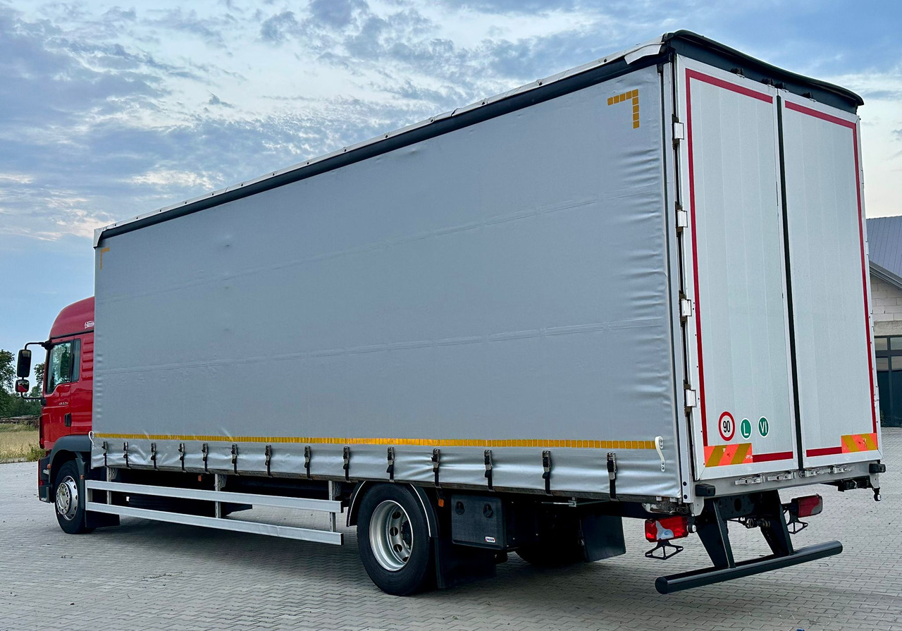 MAN TGM 18.290 / FIRANKA / 22 PALETY / AUTOMAT / EURO 6 / SYPIALKA / ŁADOWNOŚĆ 9 700 - Φορτηγό μουσαμάς: φωτογραφία 3 MAN TGM 18.290 / FIRANKA / 22 PALETY / AUTOMAT / EURO 6 / SYPIALKA / ŁADOWNOŚĆ 9 700 - Φορτηγό μουσαμάς: φωτογραφία 3