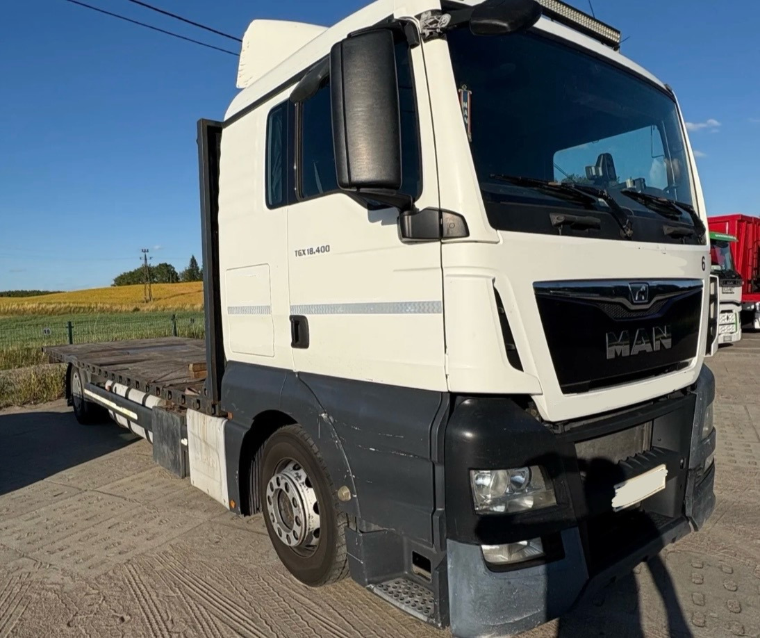 MAN TGX 18.400 / PLATFORMA / 630 TYŚ KM / 2015 ROK / SYPIALKA - Φορτηγό με ανοιχτή καρότσα: φωτογραφία 1 MAN TGX 18.400 / PLATFORMA / 630 TYŚ KM / 2015 ROK / SYPIALKA - Φορτηγό με ανοιχτή καρότσα: φωτογραφία 1