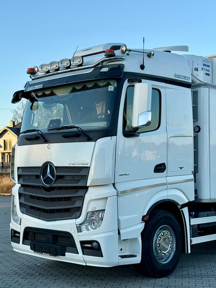 Φορτηγό ψυγείο MERCEDES-BENZ ACTROS 1840 / CHŁODNIA / WINDA / 15 EUROPALET / 6.10 M DŁUGOŚCI / DUŻA KABINA / AUTOMAT / SPROWADZONY / SERWISOWANY / EURO 6: φωτογραφία 12