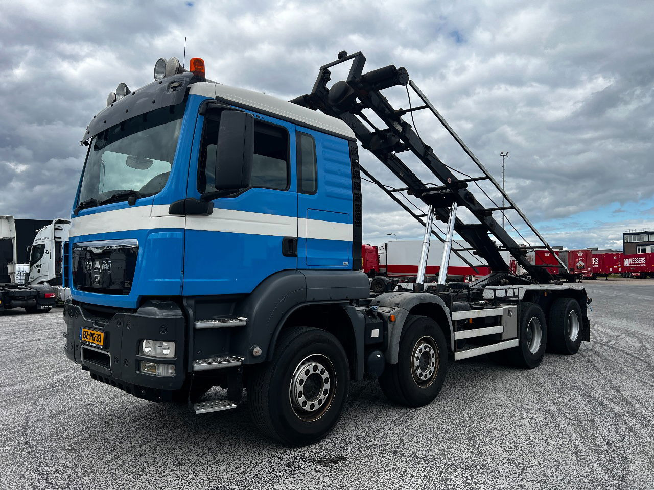 Φορτηγό μεταφοράς εμπορευματοκιβωτίων/ Κινητό αμάξωμα MAN TGS 41.480 8x4, Retarder, Euro 5: φωτογραφία 1