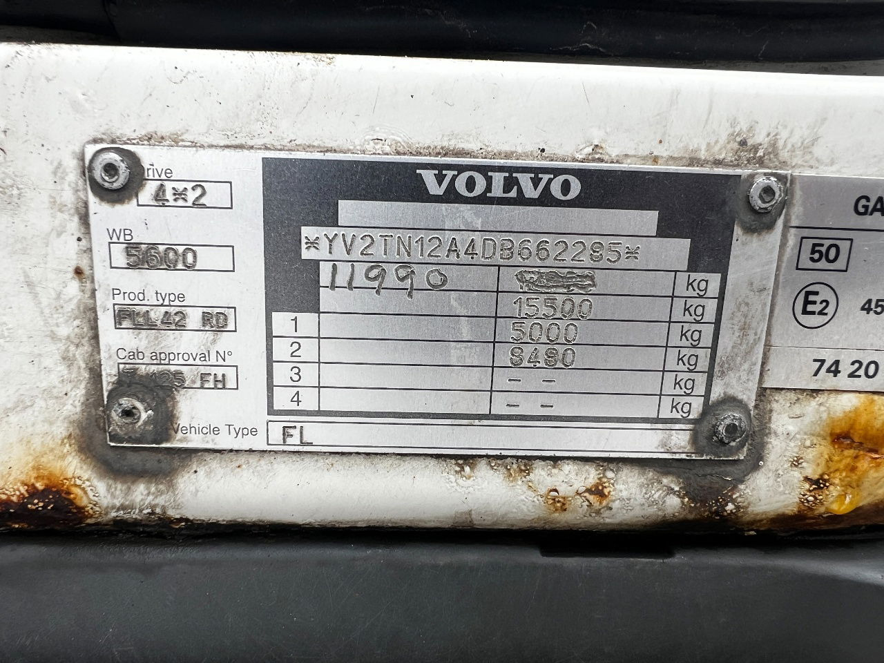 Φορτηγό κόφα Volvo FL 12.240 Euro 5, NL truck: φωτογραφία 11 Φορτηγό κόφα Volvo FL 12.240 Euro 5, NL truck: φωτογραφία 11