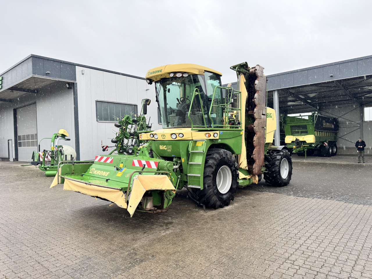 Χορτοκοπτικό Krone Big M 420 CV: φωτογραφία 11
