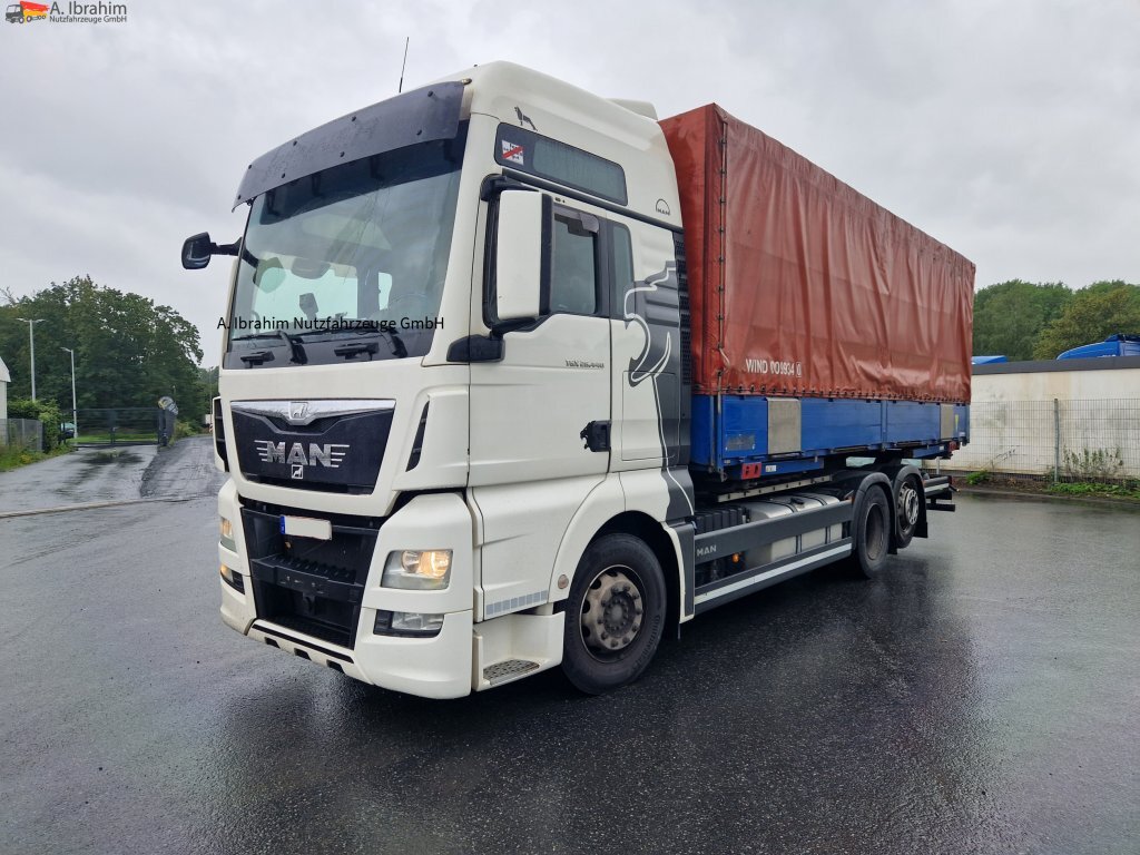 MAN TGX 26.440 BDF Chassis mit Brücke möglich - Φορτηγό μουσαμάς: φωτογραφία 1 MAN TGX 26.440 BDF Chassis mit Brücke möglich - Φορτηγό μουσαμάς: φωτογραφία 1
