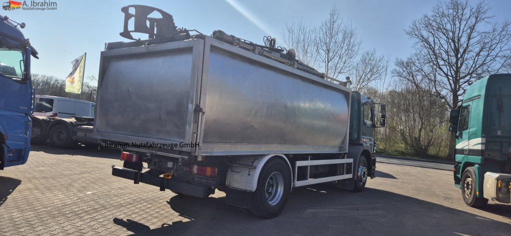 Φορτηγό ανατρεπόμενο, Φορτηγό με γερανό Mercedes-Benz 1824 Kipper Kran, Edelstahlaufbau Tierentsorgung: φωτογραφία 12