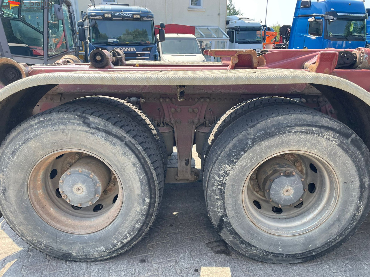 Mercedes-Benz 2643 6x4 | Blatt Luft | Meiller Haken, mp1 - Φορτηγό φόρτωσης γάντζου: φωτογραφία 5 Mercedes-Benz 2643 6x4 | Blatt Luft | Meiller Haken, mp1 - Φορτηγό φόρτωσης γάντζου: φωτογραφία 5