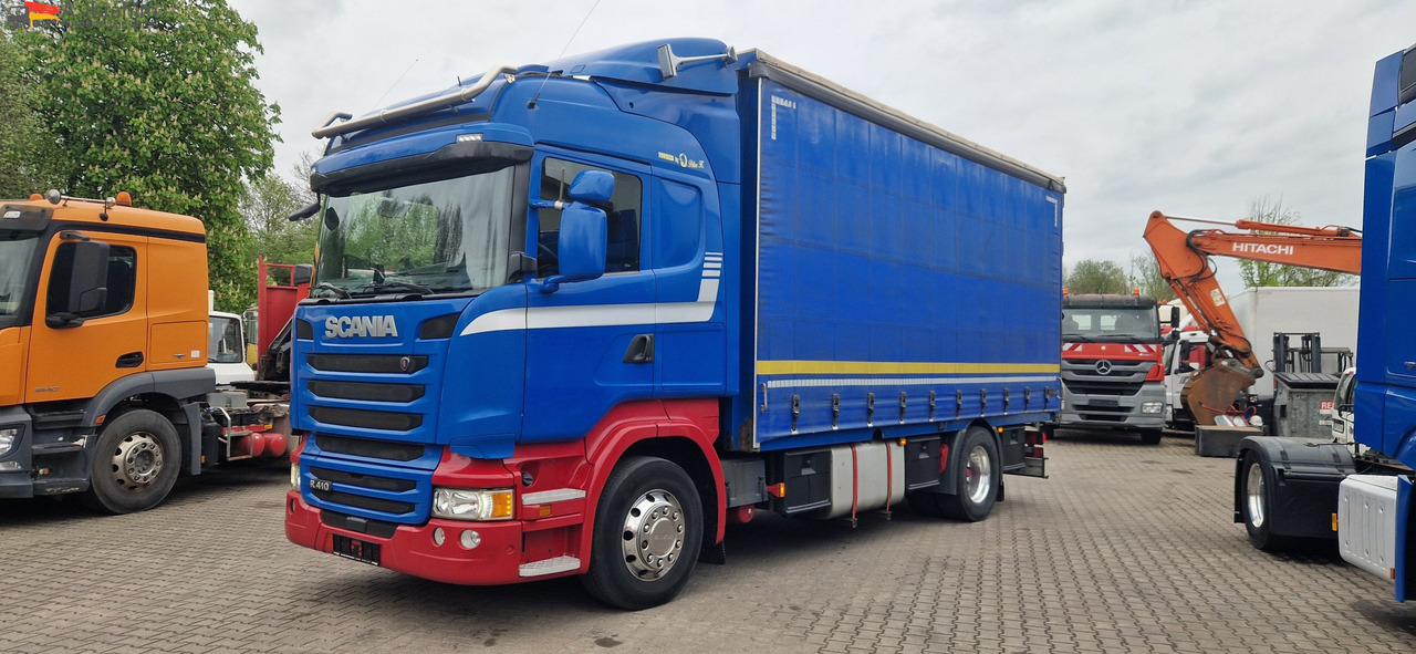 Scania R410 Retarder, Klima, Standklima Top Zustand!! - Φορτηγό μουσαμάς: φωτογραφία 1 Scania R410 Retarder, Klima, Standklima Top Zustand!! - Φορτηγό μουσαμάς: φωτογραφία 1