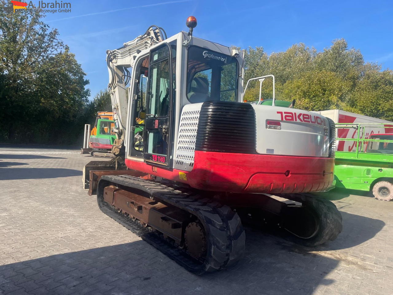 Ερπυστριοφόρος εκσκαφέας Takeuchi TB 1140 14 Ton | Schnellwechsler | Schwenkfunktion | Klima | 5x Löffel | Radio: φωτογραφία 10 Ερπυστριοφόρος εκσκαφέας Takeuchi TB 1140 14 Ton | Schnellwechsler | Schwenkfunktion | Klima | 5x Löffel | Radio: φωτογραφία 10