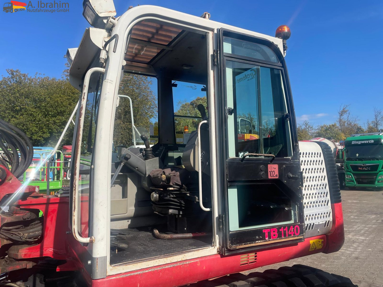 Ερπυστριοφόρος εκσκαφέας Takeuchi TB 1140 14 Ton | Schnellwechsler | Schwenkfunktion | Klima | 5x Löffel | Radio: φωτογραφία 13 Ερπυστριοφόρος εκσκαφέας Takeuchi TB 1140 14 Ton | Schnellwechsler | Schwenkfunktion | Klima | 5x Löffel | Radio: φωτογραφία 13