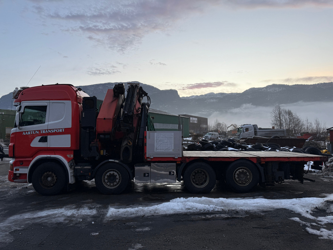 Scania R560 - Φορτηγό με γερανό, Φορτηγό με ανοιχτή καρότσα: φωτογραφία 3 Scania R560 - Φορτηγό με γερανό, Φορτηγό με ανοιχτή καρότσα: φωτογραφία 3