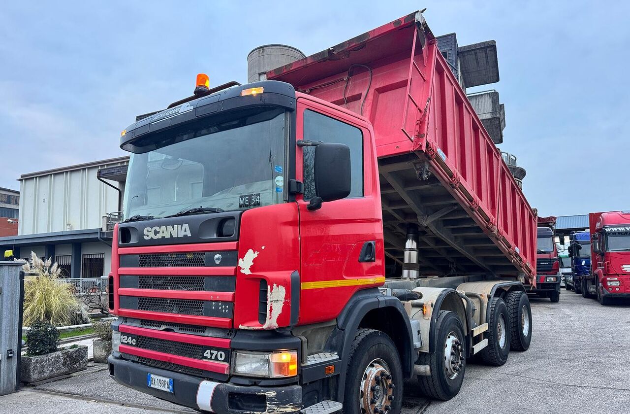Scania R124/470 Ribaltabile 8X4 - Φορτηγό ανατρεπόμενο: φωτογραφία 4 Scania R124/470 Ribaltabile 8X4 - Φορτηγό ανατρεπόμενο: φωτογραφία 4