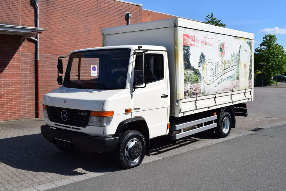 Mercedes-Benz Vario Vario 616 D GetränkeNutzlast 2450KG - Φορτηγό μουσαμάς: φωτογραφία 2 Mercedes-Benz Vario Vario 616 D GetränkeNutzlast 2450KG - Φορτηγό μουσαμάς: φωτογραφία 2