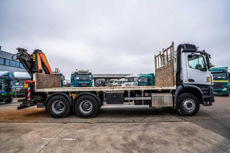 Mercedes AROCS 2648 + PALFINGER 23 T/M + 5 EXT - Φορτηγό με ανοιχτή καρότσα, Φορτηγό με γερανό: φωτογραφία 3 Mercedes AROCS 2648 + PALFINGER 23 T/M + 5 EXT - Φορτηγό με ανοιχτή καρότσα, Φορτηγό με γερανό: φωτογραφία 3
