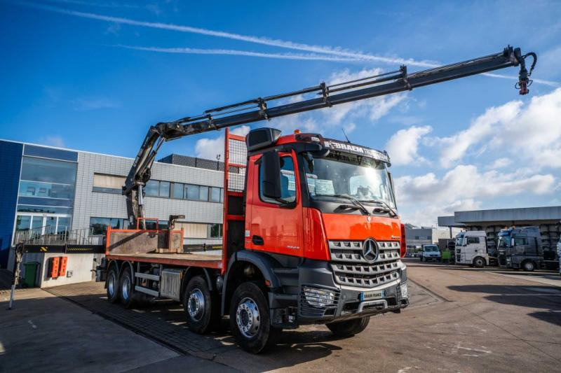 Mercedes AROCS 3243+HIAB XS211 EP5 HI DUO /5 X - Φορτηγό με ανοιχτή καρότσα, Φορτηγό με γερανό: φωτογραφία 2 Mercedes AROCS 3243+HIAB XS211 EP5 HI DUO /5 X - Φορτηγό με ανοιχτή καρότσα, Φορτηγό με γερανό: φωτογραφία 2