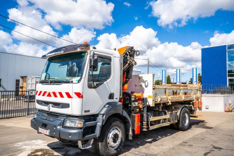 Φορτηγό ανατρεπόμενο, Φορτηγό με γερανό Renault KERAX 320 DCI +BIBENNE+PALFINGER 12Ton/m/2 EXT.: φωτογραφία 9