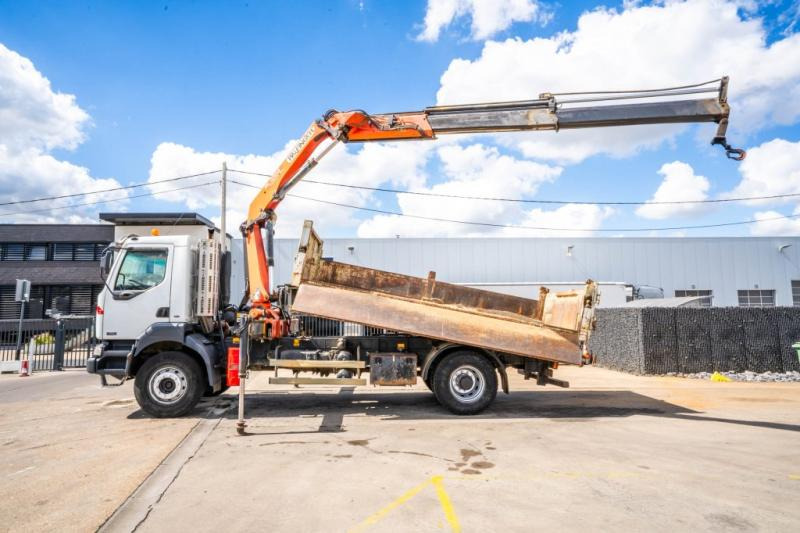 Φορτηγό ανατρεπόμενο, Φορτηγό με γερανό Renault KERAX 320 DCI +BIBENNE+PALFINGER 12Ton/m/2 EXT.: φωτογραφία 6