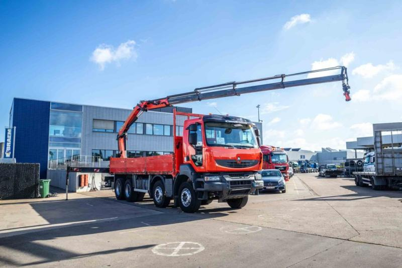 Renault KERAX 380DXI+E5+PK18TM/4EXT - Φορτηγό με ανοιχτή καρότσα, Φορτηγό με γερανό: φωτογραφία 2 Renault KERAX 380DXI+E5+PK18TM/4EXT - Φορτηγό με ανοιχτή καρότσα, Φορτηγό με γερανό: φωτογραφία 2
