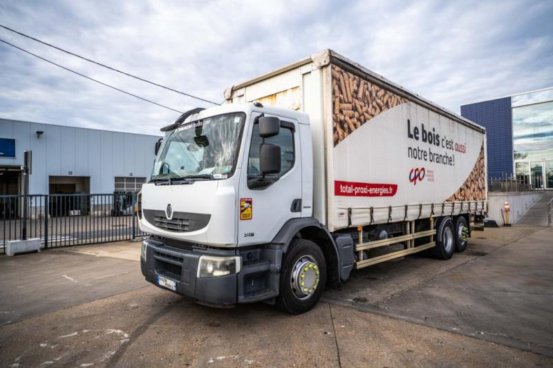 Renault PREMIUM 310 6X2 + Palfinger 2.5T - Φορτηγό μουσαμάς: φωτογραφία 1 Renault PREMIUM 310 6X2 + Palfinger 2.5T - Φορτηγό μουσαμάς: φωτογραφία 1