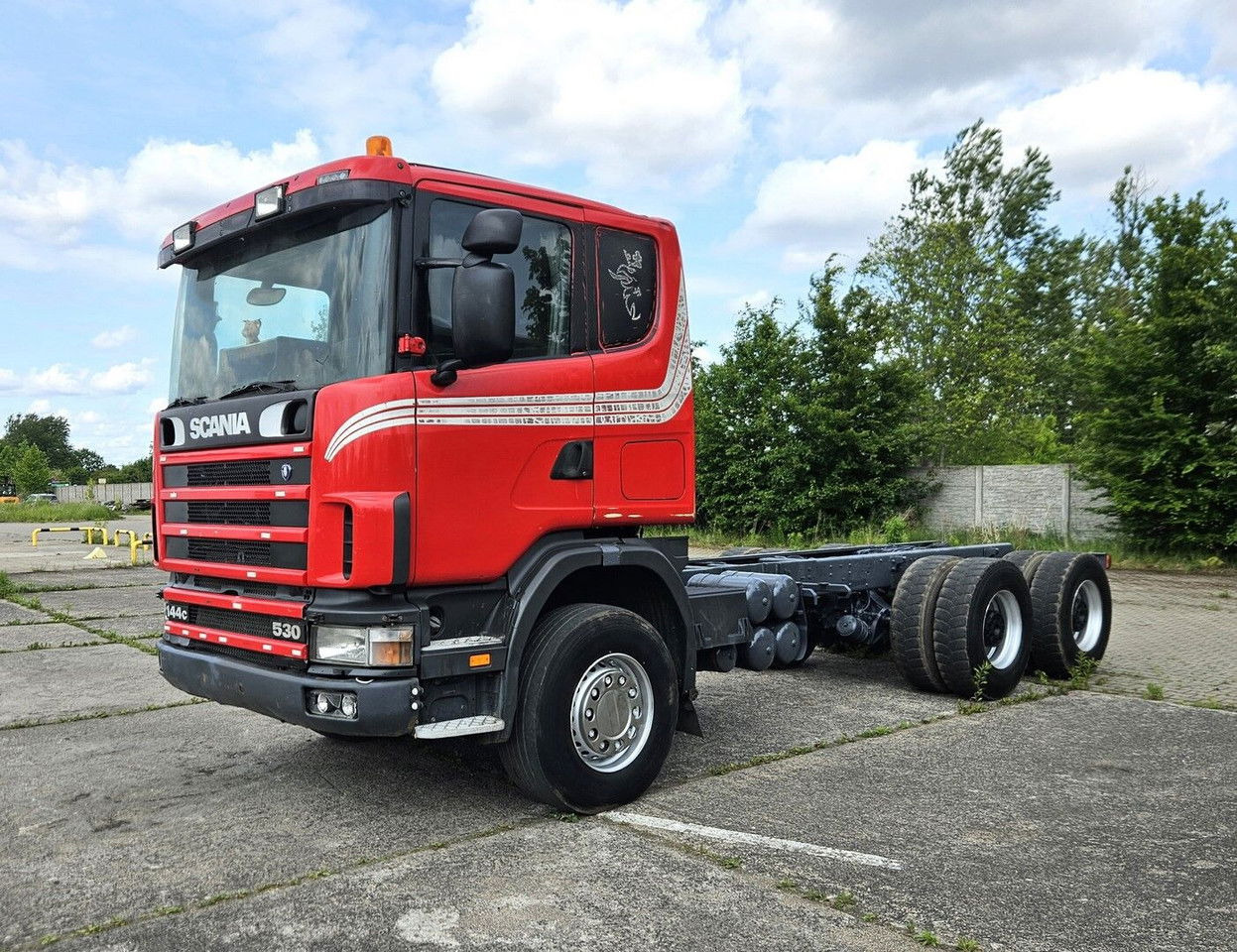 Scania 144 530 6X4 Manual Pump AND Injectros - Full Sprin G - Φορτηγό σασί: φωτογραφία 1 Scania 144 530 6X4 Manual Pump AND Injectros - Full Sprin G - Φορτηγό σασί: φωτογραφία 1