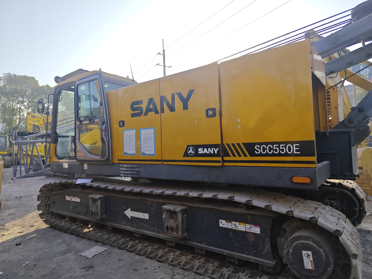 SANY SCC500E 50ton crawler crane - Ερπυστριοφόρος γερανός: φωτογραφία 1 SANY SCC500E 50ton crawler crane - Ερπυστριοφόρος γερανός: φωτογραφία 1