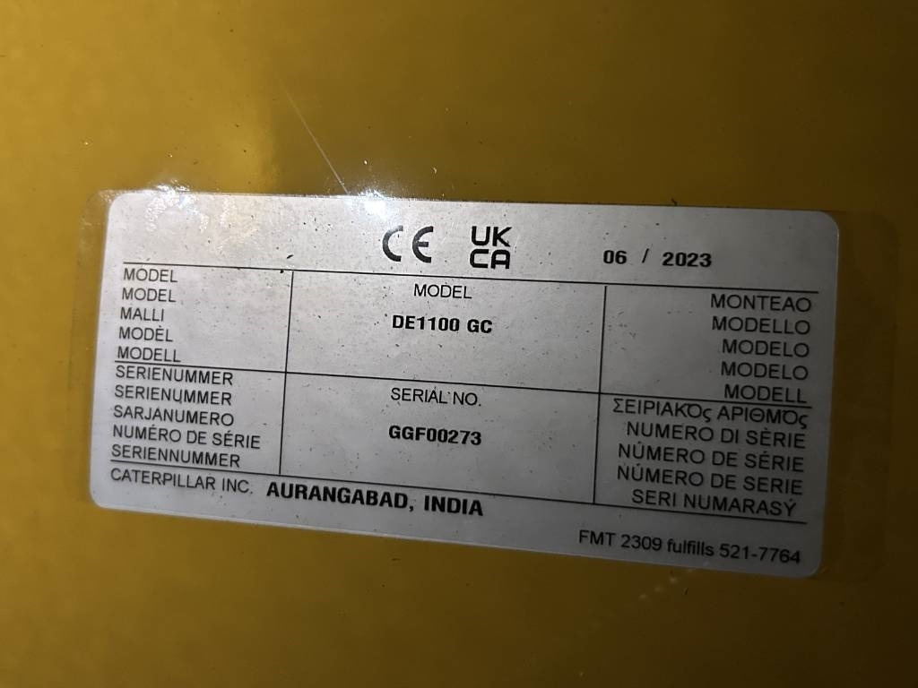 CAT DE1100GC - 1.100 kVA Standby Generator - DPX-18225 - Βιομηχανική γεννήτρια: φωτογραφία 4 CAT DE1100GC - 1.100 kVA Standby Generator - DPX-18225 - Βιομηχανική γεννήτρια: φωτογραφία 4