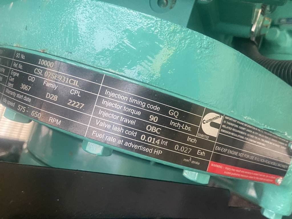 Cummins C1400D5 - 1.400 kVA Generator - DPX-18532-O - Βιομηχανική γεννήτρια: φωτογραφία 5 Cummins C1400D5 - 1.400 kVA Generator - DPX-18532-O - Βιομηχανική γεννήτρια: φωτογραφία 5