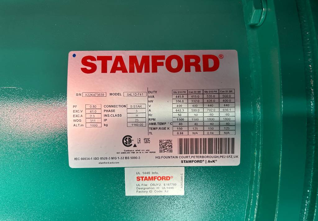 Cummins C400D5 - 400 kVA Generator - DPX-18518 - Βιομηχανική γεννήτρια: φωτογραφία 4 Cummins C400D5 - 400 kVA Generator - DPX-18518 - Βιομηχανική γεννήτρια: φωτογραφία 4