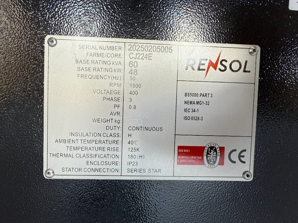 Νέα Βιομηχανική γεννήτρια DPX CJ224E - 60 kVA Alternator - DPX-33904: φωτογραφία 7