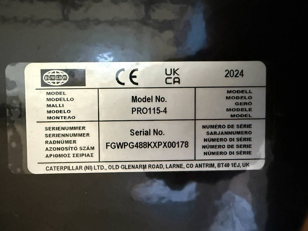 Νέα Βιομηχανική γεννήτρια FG Wilson PRO115-4 - 115 kVA Genset Stage V - DPX-16046: φωτογραφία 19