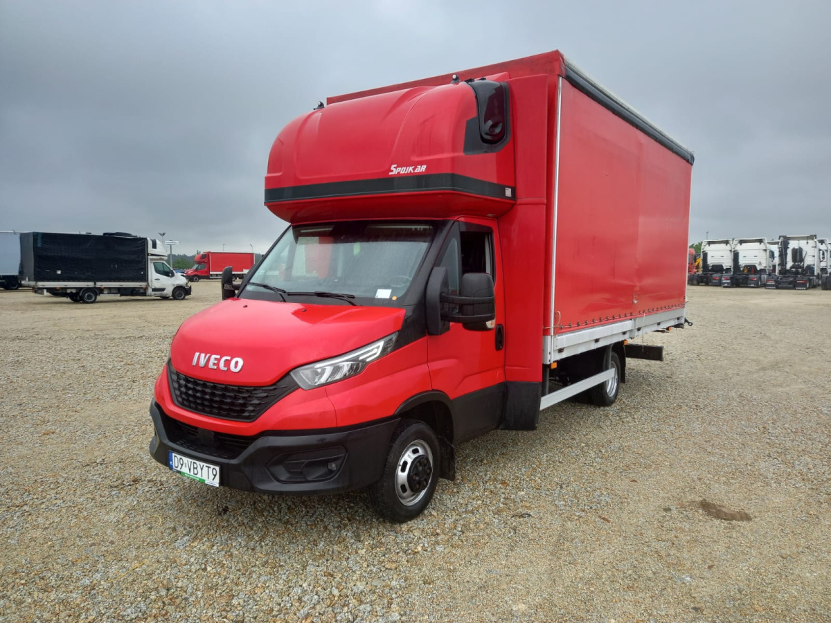 IVECO/JUSAM STANISŁAWJURKOWSKI 50C18/JU06 PLANDEKA - Επαγγελματικό αυτοκίνητο με μουσαμά: φωτογραφία 2 IVECO/JUSAM STANISŁAWJURKOWSKI 50C18/JU06 PLANDEKA - Επαγγελματικό αυτοκίνητο με μουσαμά: φωτογραφία 2