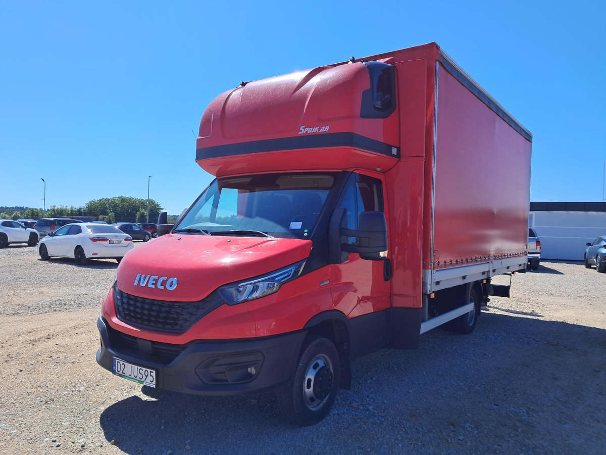 IVECO/JUSAM STANISŁAWJURKOWSKI 50C18/JU06 PLANDEKA - Επαγγελματικό αυτοκίνητο με μουσαμά: φωτογραφία 3 IVECO/JUSAM STANISŁAWJURKOWSKI 50C18/JU06 PLANDEKA - Επαγγελματικό αυτοκίνητο με μουσαμά: φωτογραφία 3