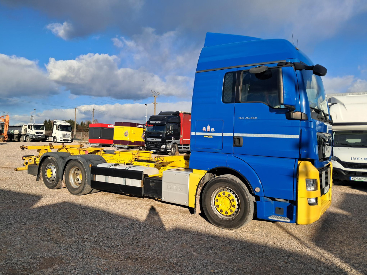 MAN TGX 26.460 BDF - Φορτηγό μεταφοράς εμπορευματοκιβωτίων/ Κινητό αμάξωμα: φωτογραφία 1 MAN TGX 26.460 BDF - Φορτηγό μεταφοράς εμπορευματοκιβωτίων/ Κινητό αμάξωμα: φωτογραφία 1