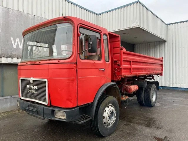 MAN 19 280 , Eaton Manual , 3 way tipper , Spring suspension - Φορτηγό ανατρεπόμενο: φωτογραφία 1 MAN 19 280 , Eaton Manual , 3 way tipper , Spring suspension - Φορτηγό ανατρεπόμενο: φωτογραφία 1