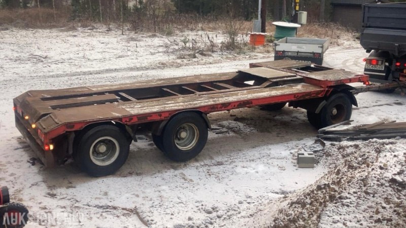 1981 Trailer-Bygg Tøm-26 maskintralle - Τρέιλερ: φωτογραφία 2 1981 Trailer-Bygg Tøm-26 maskintralle - Τρέιλερ: φωτογραφία 2