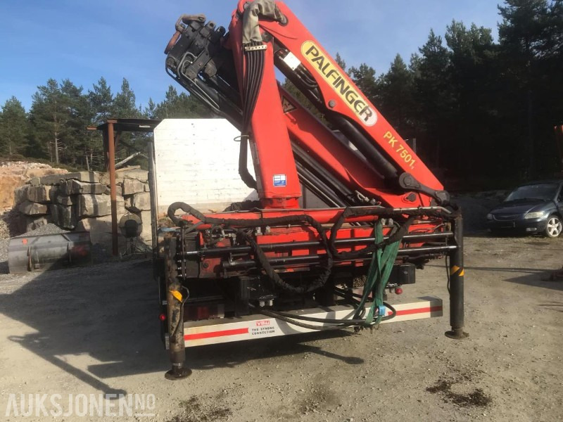 1994 Scania P-93 M - Planbil med bakmontert kran - Palfinger PK 7501 - Φορτηγό με γερανό: φωτογραφία 5 1994 Scania P-93 M - Planbil med bakmontert kran - Palfinger PK 7501 - Φορτηγό με γερανό: φωτογραφία 5