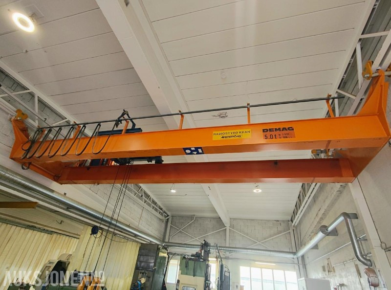 1997 Demag ZKKE Traverskran - Bredde 8500 mm - løftekapasitet 5 tonn - Γερανός: φωτογραφία 2 1997 Demag ZKKE Traverskran - Bredde 8500 mm - løftekapasitet 5 tonn - Γερανός: φωτογραφία 2